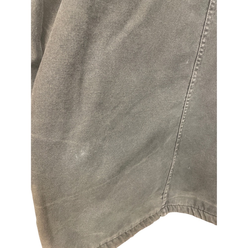 Dickies Men's Lined Canvas Chore Coat Green Brown Corduroy Collar Workwear 2XL - Picture 9 of 16